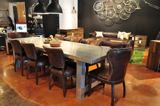 Eclectic Dining Room by Zin Home