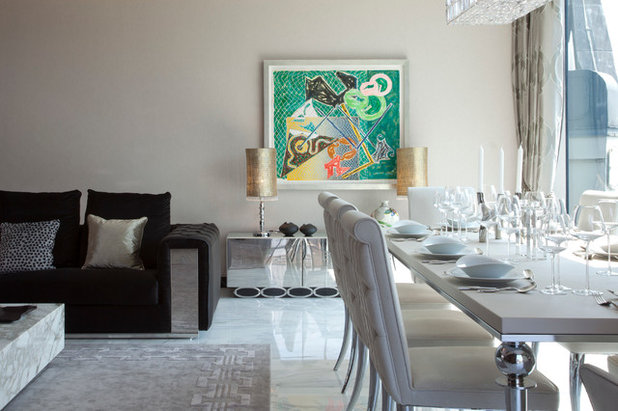Contemporary Dining Room by Oliver Burns