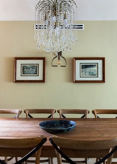 Mediterranean Dining Room by Lourdes Gabriela Interiors