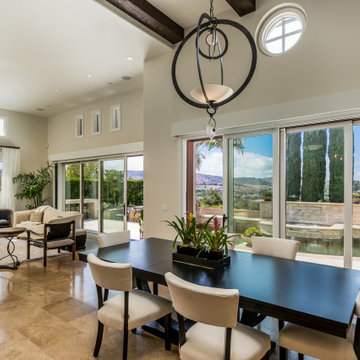 Mediterranean Villa Connects to the Outdoors with AG Millworks Multi-Slide Doors