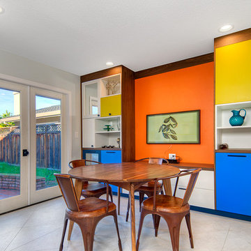 Mid Century Modern + Colorful Kitchen + Home Chef = AMAZING PROJECT