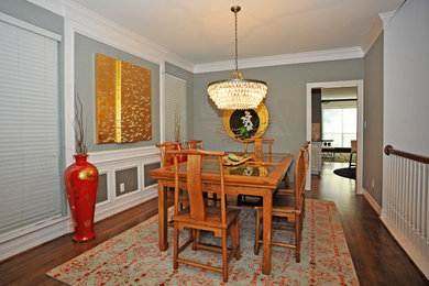 Example of a large dining room design in Houston