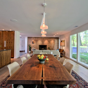 Mid-Century Modern, Whole House Renovation in Spring Mill Indianapolis