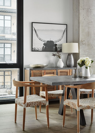 Contemporary Dining Room by Devon Grace Interiors