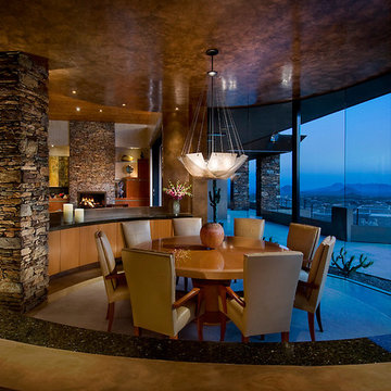 Modern Desert Classic Home: Dining Room