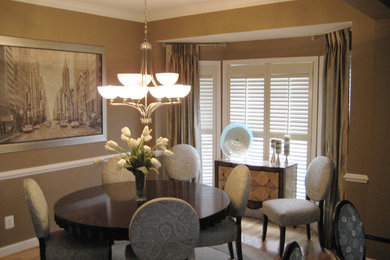 Dining room - contemporary dining room idea in Baltimore