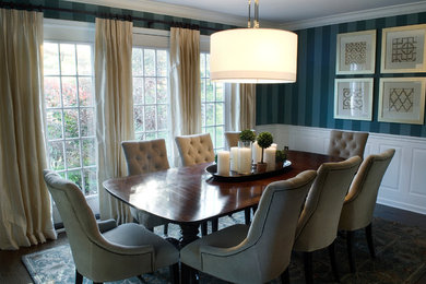 Inspiration for a modern dining room remodel in Philadelphia