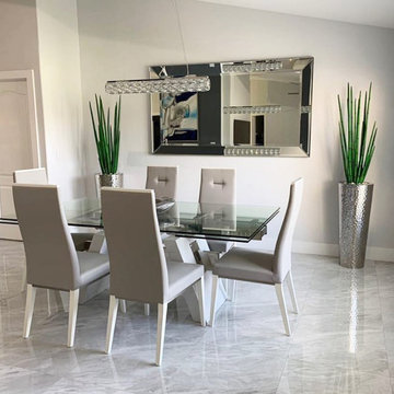 Modern Dining Room From @cfadesigngroup  | #myEDFhome