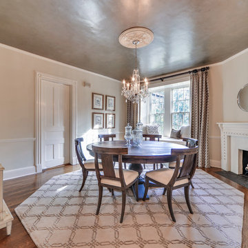 Modern Dining Room in Historic Home