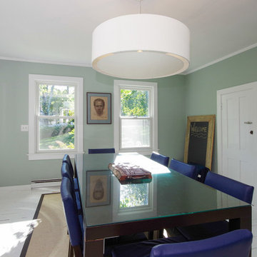 Modern Dining Room with New Double Hung Windows