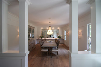 Inspiration for a country dining room remodel in Atlanta
