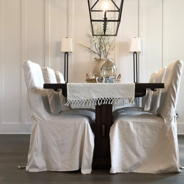 Modern farmhouse dining room interior design by Anew Home