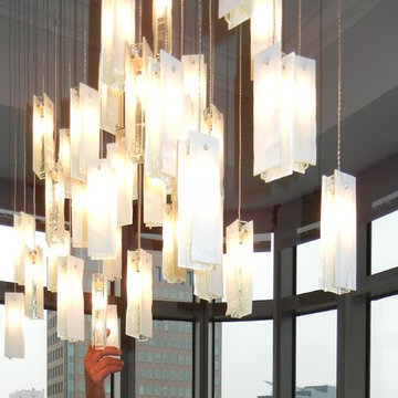 MODERN LIVING ROOM CHANDELIERS, CONTEMPORARY LIGHTING FOR GREAT ROOM