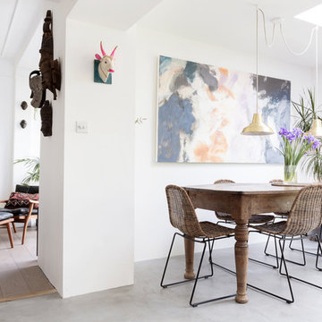 Modern Open Plan Kitchen Living Room Extension in Edinburgh