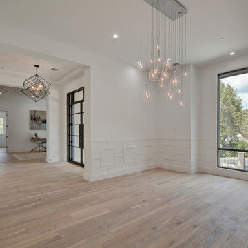 Modern Residence-Reclaimed Ivory White Oak Wood