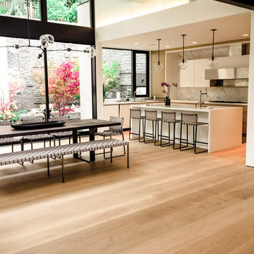 Modern San Francisco Home with Wide Plank Euro Oak Flooring
