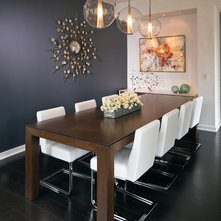 Contemporary Dining Room by Adam Gibson Design