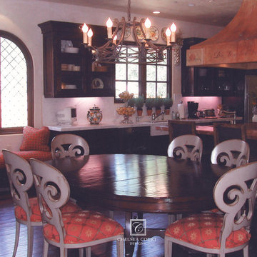 Monte Sereno Italian Villa Dining Room