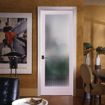 Morisco Decorative Glass Interior Door