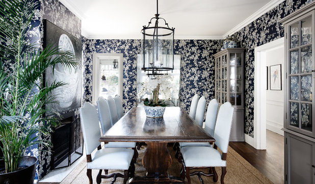 Transitional Dining Room by The Classic Outfitter