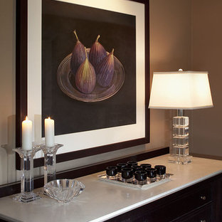Modern inredning av en matplats
