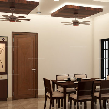 Mr.Karthick, 2BHK Apartment Interior design | Air view Apartment, Chennai