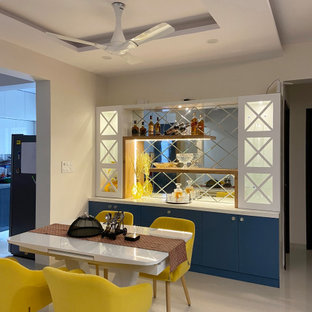 Space Divider Cum Crockery Unit In The Dining Ideas Photos Houzz almirah design for dining room on Space Divider Cum Crockery Unit In The Dining Ideas Photos Houzz
