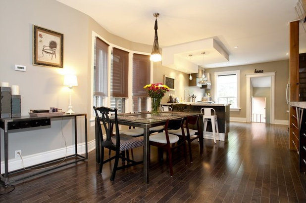 Eclectic Dining Room by Realty Queen Toronto
