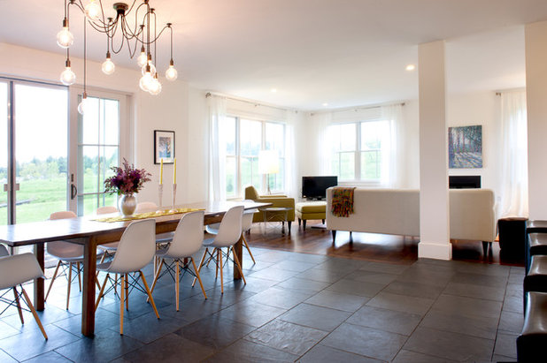 Contemporary Dining Room by Mary Prince Photography