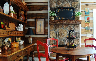 My Houzz: A Rustic Log Cabin Charms in the Mountains of Alabama