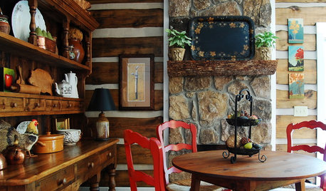 My Houzz: A Rustic Log Cabin Charms in the Mountains of Alabama