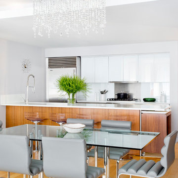 My Houzz: A West Chelsea Duplex Combines Modern Style and Glamour