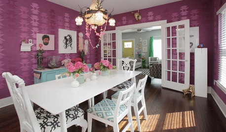 My Houzz: Colorful Hand Painting Bedecks a Creative Home