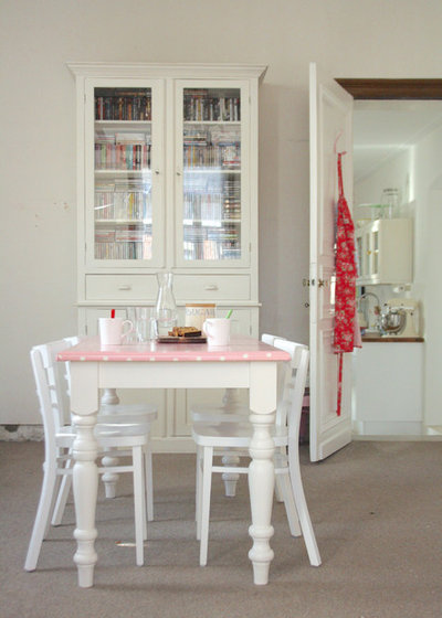 Shabby-chic Style Dining Room by Holly Marder