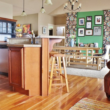 My Houzz: Family’s Personal Style Warms Up a New House