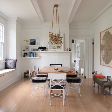 My Houzz: Gold Flourishes Accent a White Bungalow in New Orleans