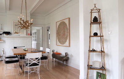 My Houzz: Gold Flourishes Accent a White Bungalow in New Orleans