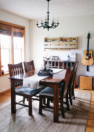 Farmhouse Dining Room by Ellie Lillstrom Photography