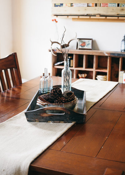 Farmhouse Dining Room by Ellie Lillstrom Photography