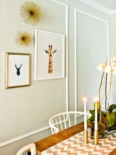 Éclectique Salle à Manger My Houzz: Pretty Meets Practical in a 1920s Walk-Up