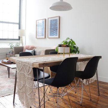 My Houzz: Pretty Pinks and Neutrals in a Chic Providence Loft