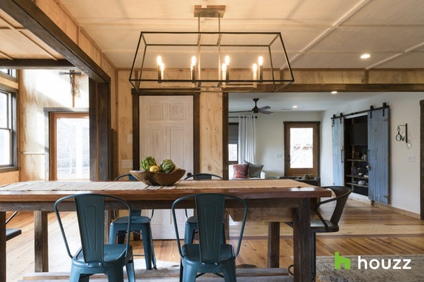 Farmhouse Dining Room by PBC Design + Build
