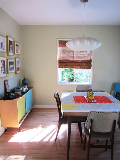 Eclectic Dining Room My Houzz: Thrifty Flourishes Give a ’50s Home Retro Appeal