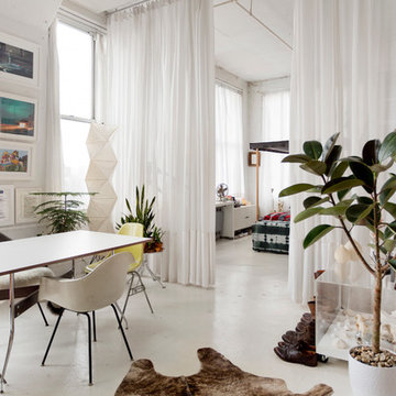 My Houzz: Walls of Art and Glass in a Brooklyn Loft