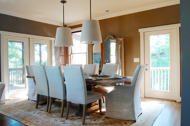 Beach Style Dining Room by Corynne Pless