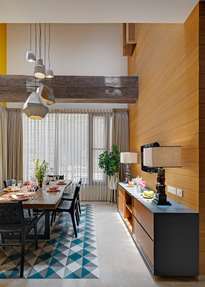 Contemporary Dining Room by Yellow Door Architects