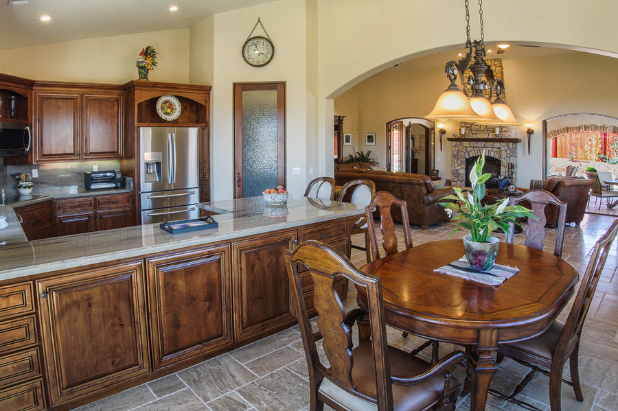 Nester customized D Plan- Arched view to living room