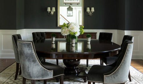 Color Feast: When to Use Black in the Dining Room
