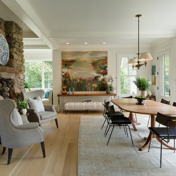 New England Family Style House with an Eclectic Twist