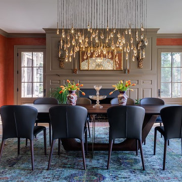 New England Family Style House with an Eclectic Twist